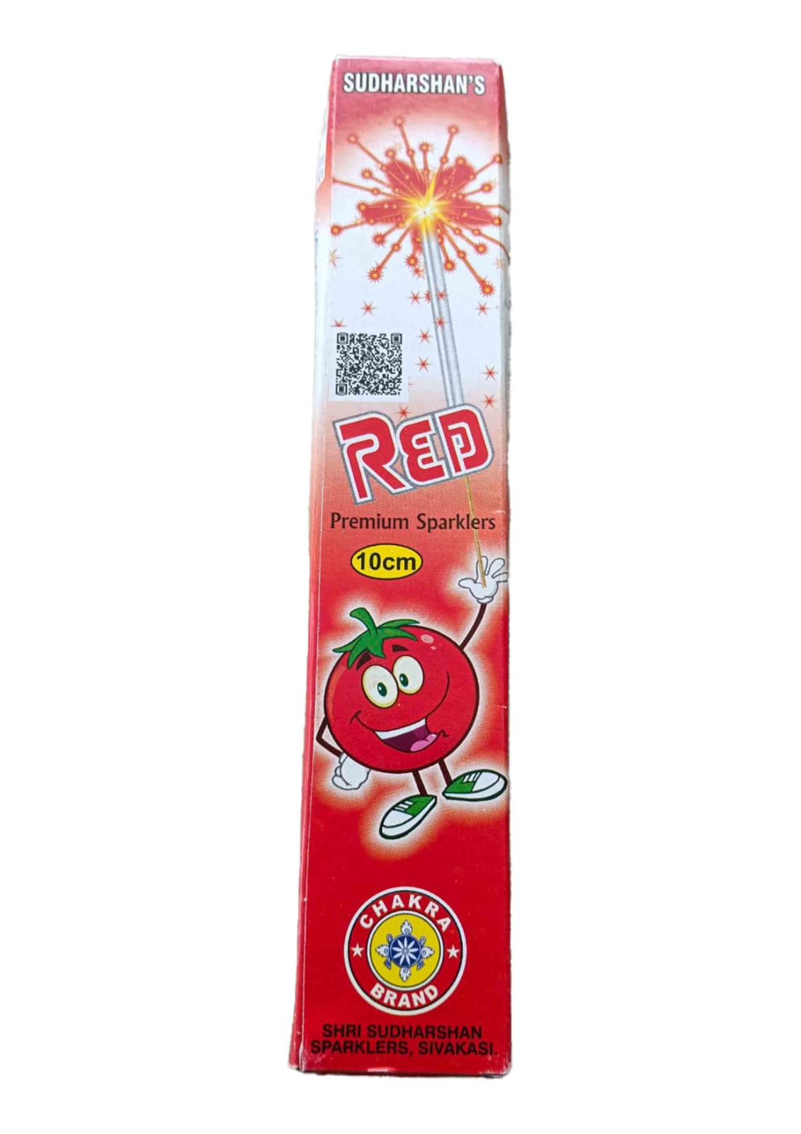 10Cm Red Sparkles (10p)