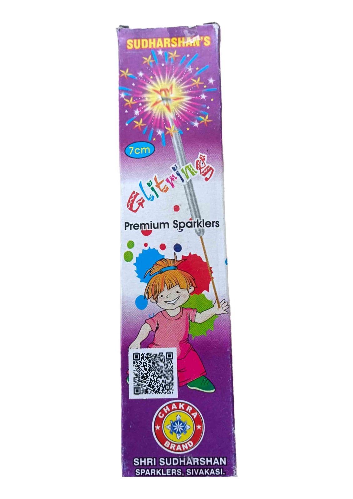 7Cm Color Sparkles (10p)